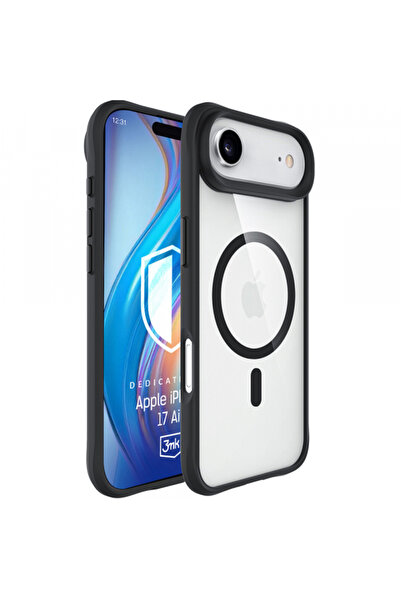 Apple Husa MagSafe pentru iPhone 17 Air, 3MK, Satin Armor, Neagra