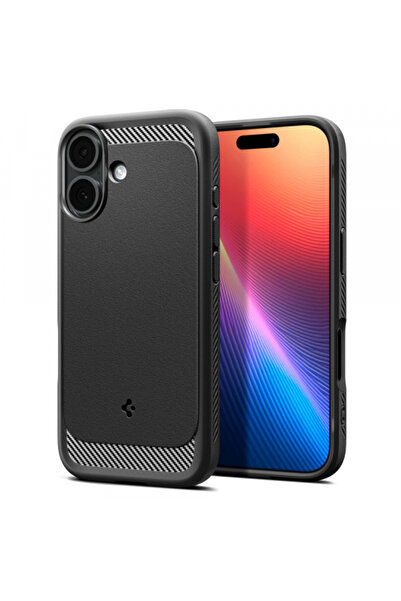 Apple MagSafe Case for iPhone 17, Spigen, Rugged Armor, Matte Black