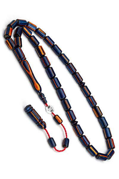 OTTOTESBİH Certified System Tassel 6X10Mm Capsule Cut Camphor Wood Prayer Beads