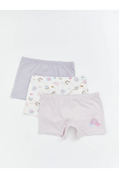 LC Waikiki Boxeri imprimați pentru fete, pachet de 3