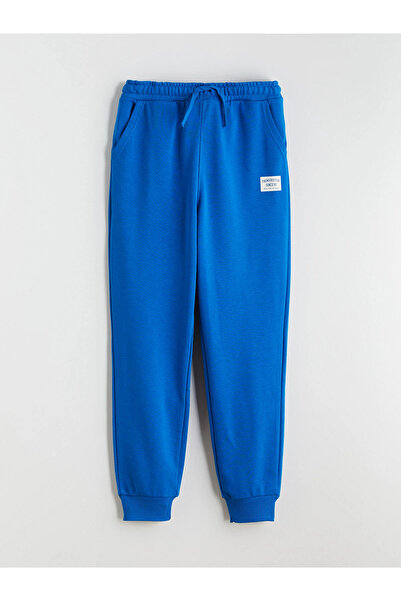 LC Waikiki Lcw Kids Blue Boys Jogger Sweatpants with Elastic Waist