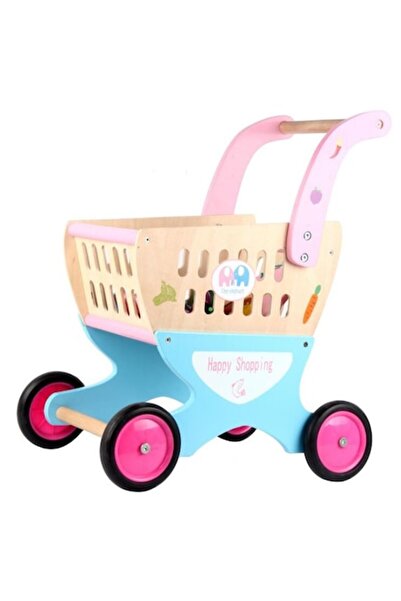 Toyska Wooden toy, Shopping cart