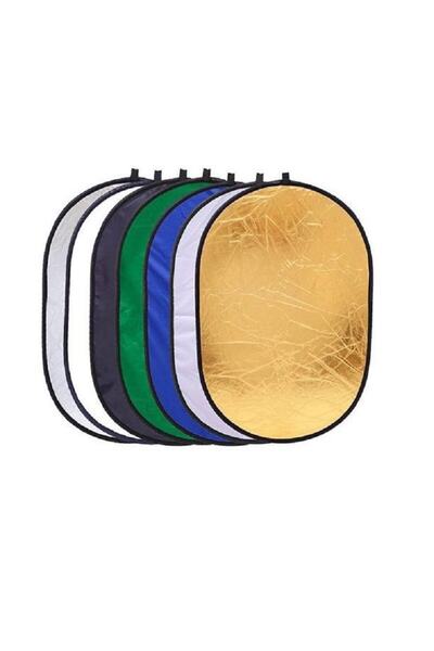 Generic Oval Blenda 7in1 gold silver diffusion white black blue green 60x90cm