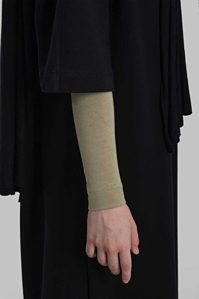 Lemaye Hijab Plain Sleeves - Khaki
