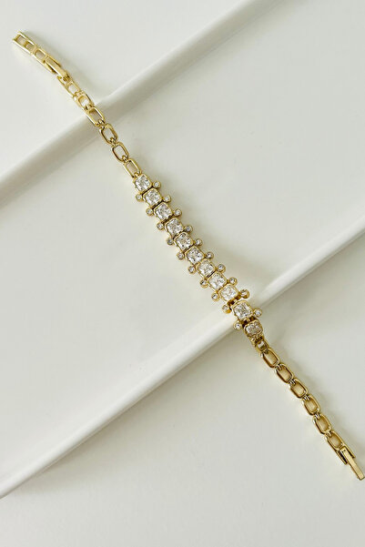 Tupek Store High Quality Gold Color Stone Women's Steel Bracelet