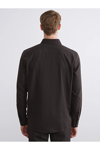 LC Waikiki Slim Fit Uzun Kollu Gabardin Erkek Gömlek