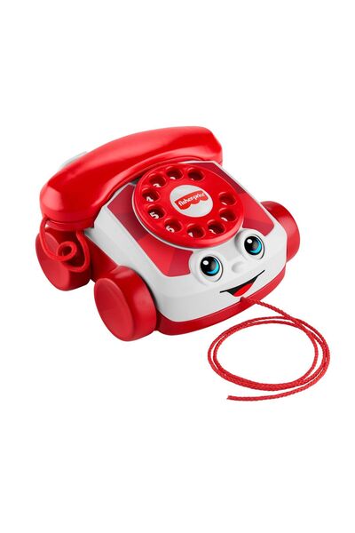 mattel Fisher interactive telephone red