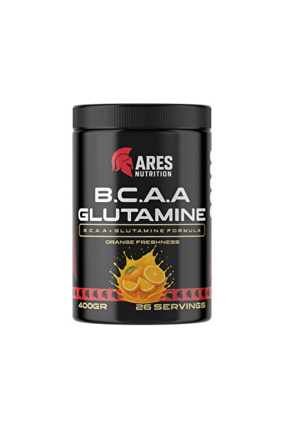 ARES NUTRITION BCAA+GLUTAMİN 400GR PORTAKAL 26 SERVİS