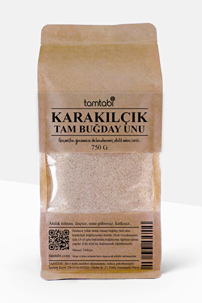 Tamtabi Karakılçık Tam Buğday Unu (Atalık Tohum) 750gr
