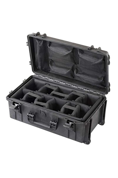 PLASTICA PANARO Твърд куфар MAX520CAMORGTR с колелца за студийно оборудване