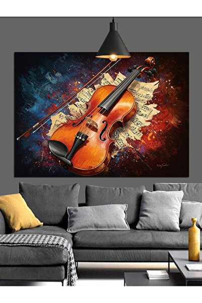 Artmeg Pânză decorativă pentru instrumente muzicale din lemn de vioară veche ...