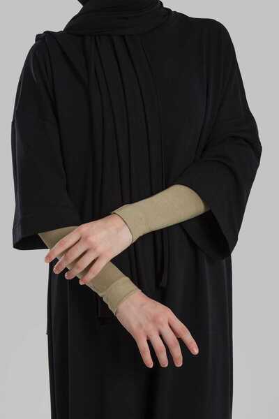 Lemaye Hijab Plain Sleeves - Khaki