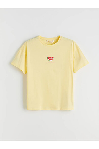 LC Waikiki Crew Neck Printed Women's Pajamas Set