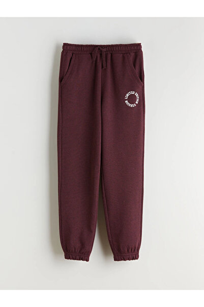 LC Waikiki Lcw Kids Plum Elastic Waist Boys Jogger Sweatpants