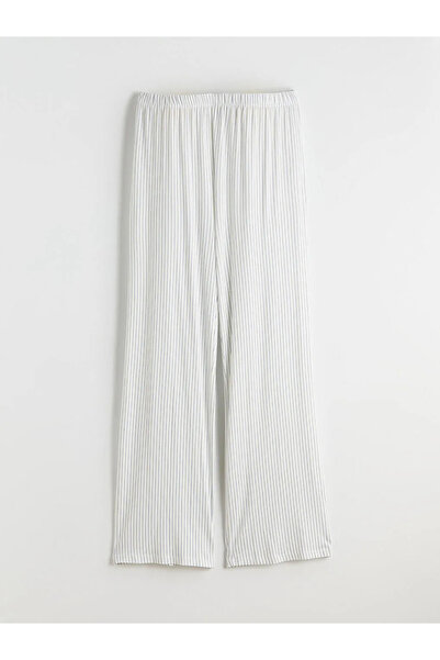 LC Waikiki Set de pijamale de maternitate cu dungi cu guler șal