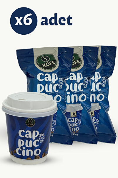KOFE Cappucino Hazır Bardak Kahve 6'Lı