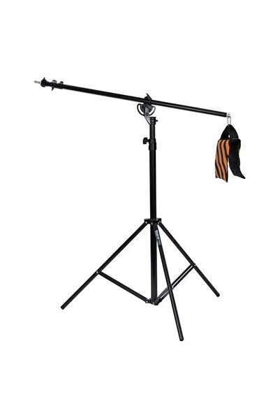 Generic Suport braț 290 cm cu braț 200 cm și geantă contragreutate, suspensie pneumatică