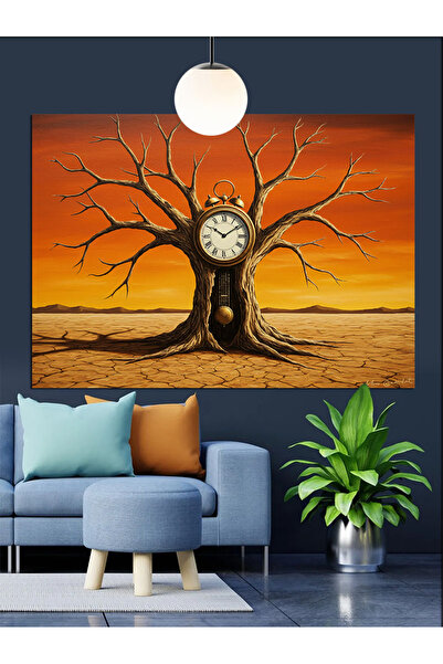 KanvasSepeti Arborele vieții Nisip Pictură în ulei de înaltă calitate textura...