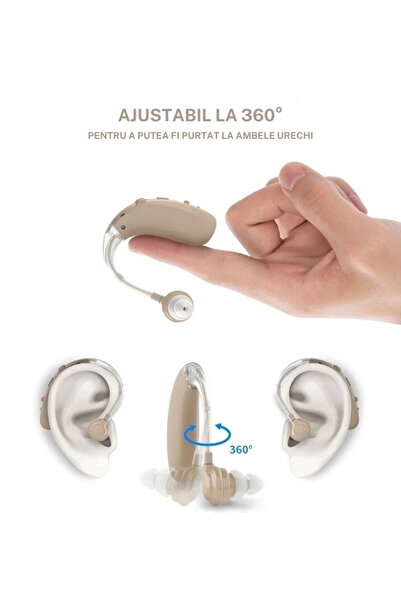 eGROW VHP-1714 Premium Hearing Aid, 40h Battery Life, Moderate-Severe Hearing Loss, 117 dB