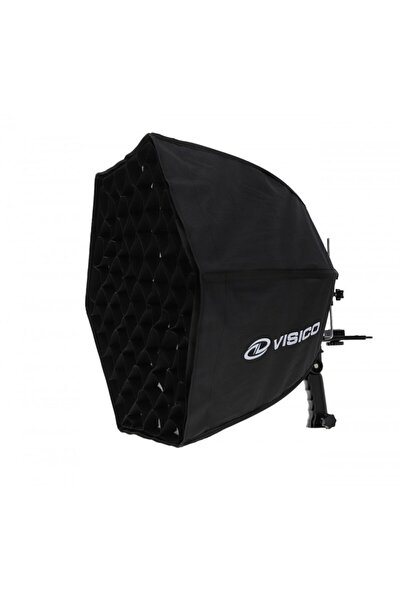 Visico Softbox hexagonal EB-068 cu grilă de 60 cm