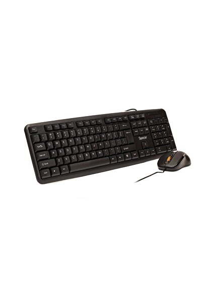 Spacer Kit Wired tastatura si mouse SPDS-S6201, taste numerice, Negru