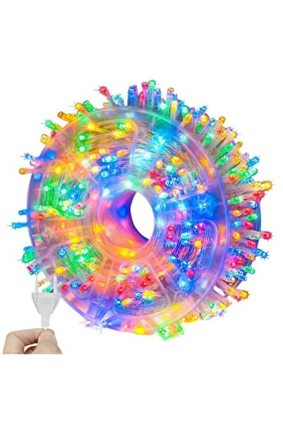 OEM Rolă de lumini LED de Crăciun, 100 m, 800 LED-uri, multicolore, sârmă tra...