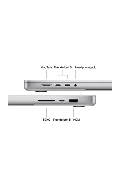 Apple Macbook Pro 16.2"/Apple M4 Pro (14πύρηνος επεξεργαστής, 20πύρηνος επεξεργαστής, 16πύρηνος επεξεργαστής Neural Engine)/48Gb/512Gb - Ασημί