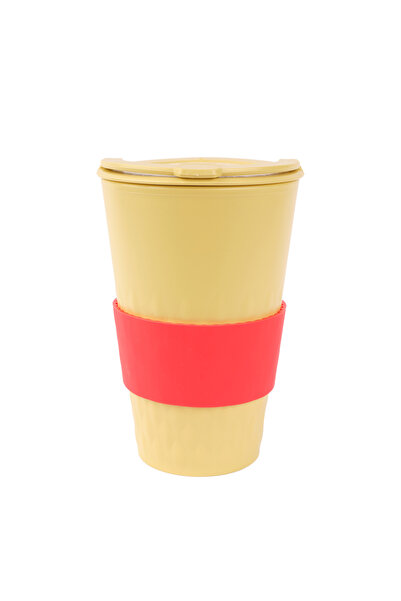 Net Zero Cup BİTKİ BAZLI, BPA'SIZ, ÇEVRE DOSTU KAHVE VE ÇAY BARDAĞI - KIRMIZI...