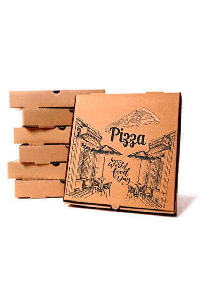 Sofipex Cutie Pizza 400*400*35 - Carton natur - Set 100 buc