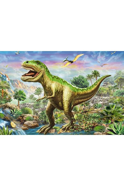 Schmidt Schmidt Puzzle: Dinosaur Adventures, Set of 3 x 48 pieces + Gift: poster