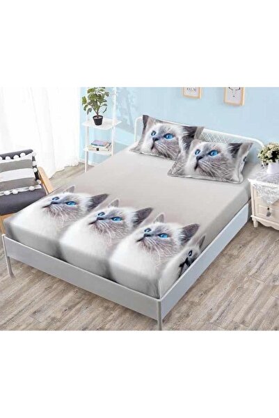 naniland.ro Husa de pat cu elastic 3 piese Theron HP046