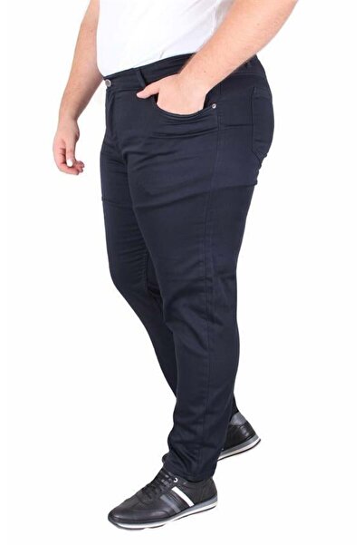 Starbattal Plus Size Classic 5 Pocket Trousers Venice 11916 Navy Blue