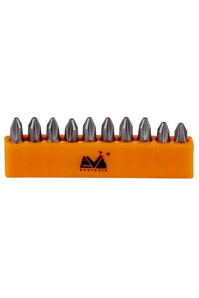 Evotools Cr-V Screwdriver Tip for Philips Fingerprint-10 pcs PH2 25 mm