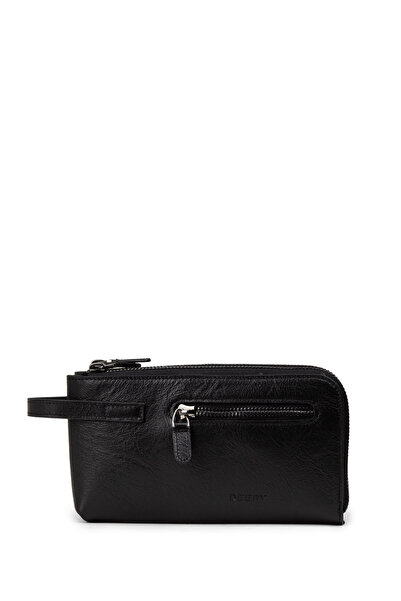 Deery Genuine Leather Black Men's Bag