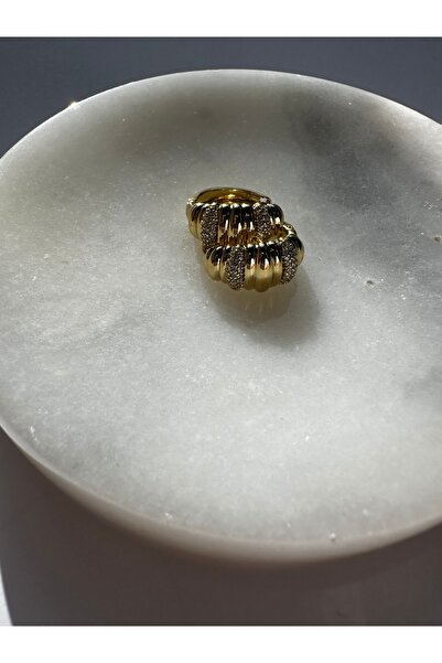 Lika Altın kaplama zirkon taşlı kararmaz küpe