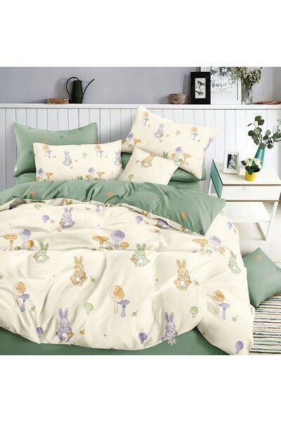 naniland.ro Σετ κλινοσκεπασμάτων 4 τεμαχίων με ελαστική ταινία Enzo XC050