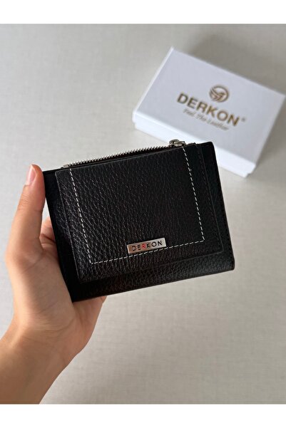 DERKON Yuhan Model Genuine Leather Wallet with Small Plenty of Card Slots That Can Fit in Any Bag