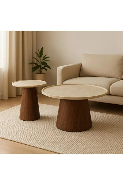 Vi Markets Modern design two-table set made of MDF wood