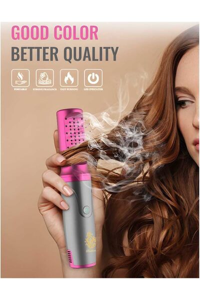 Generic Upgraded Bakhoor Burner Rechargeable Hair Incense Burner (Grey)