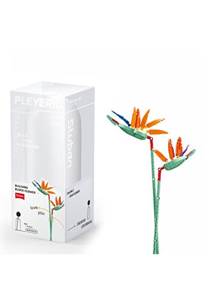 Sluban Set de construcție Flori, 148 de piese – Pasărea Paradisului