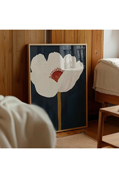 512 STORE Estetik Orkide Yağlı Boya Temalı Dekor Çerçevesiz Poster Ev Dekor P...