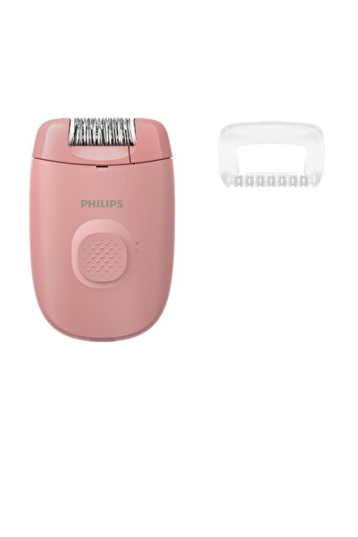Philips Epilator cu fir Seria 2000 BRE227/00, 1 viteză, 2 accesorii, Coral
