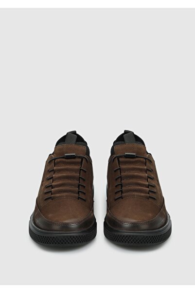 Eclipse Χακί Δερμάτινα Ανδρικά Παπούτσια