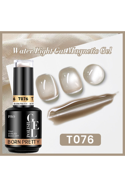 Born Pretty Cat Eye Kedi Gözü Uv Led Kalıcı Oje 15 ml T076