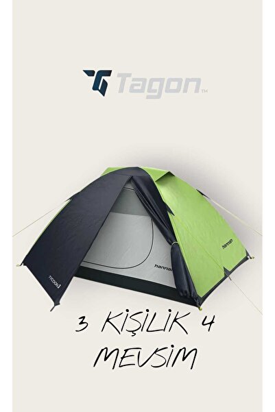tagon Hannah Tycoon 3 Kişilik Comfort Çadır Spring Green