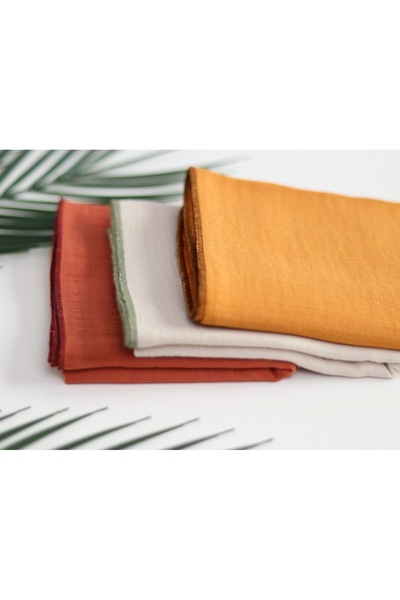 Vita Cherie Set of 3 2 Layer Muslin Shoulder Cloths (50X50 cm) |   100% Cotton, Oeko-Tex Fabric