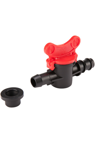 Evotools Minivalvă cu garnitură pentru tub de picurare 1001 - Diametru 16 mm