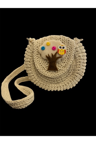 EL ÖRGÜSÜ SANATI Hand Knitted Girl's Bag