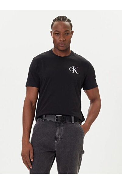 Calvin Klein SİYAH LOGOLU ERKEK T-SHIRT