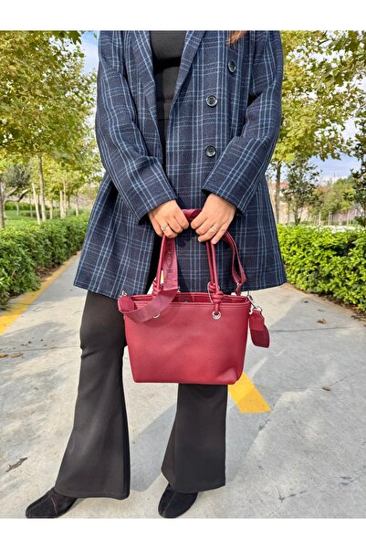 Just Polo Women's New Season Soft Leather 4-Compartment Adjustable Strap Luxury Hand and Shoulder Bag Shopper